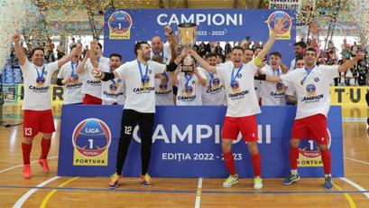 Futsal. Constantin Burdujel, un nou titlu de campion al României!