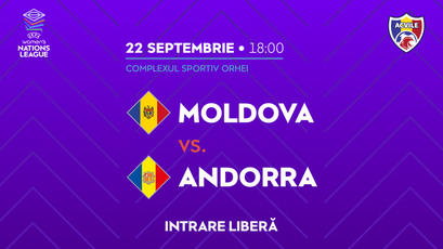 LIVE. Feminin. Moldova - Andorra