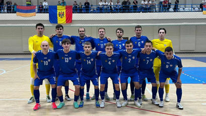 Futsal. Moldova a cedat în fața Armeniei