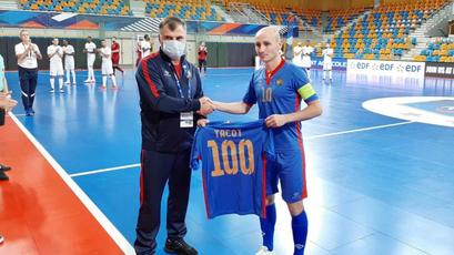 Sergiu Tacot a jucat meciul 100 pentru naționala Moldovei de futsal