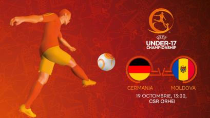 Under 17. Germania – Moldova, LIVE de la 13:00