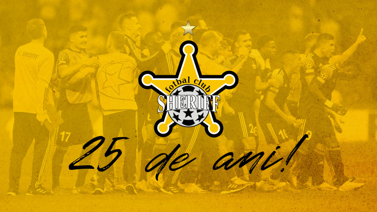 25 ani și 36 de trofee! La mulți ani, Sheriff Tiraspol!