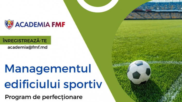 Academia FMF te invită să te formezi în domeniul Managementului Edificiilor Sportive 