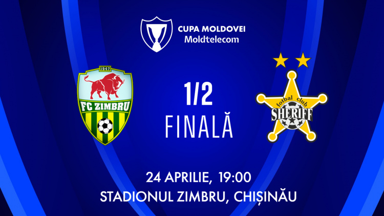 LIVE. Cupa Moldovei Moldtelecom. Zimbru - Sheriff 