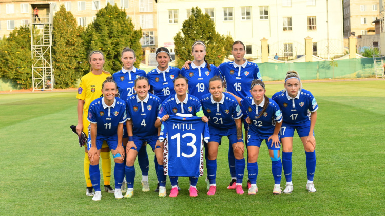 Fotbal feminin. Moldova, învinsă în primul meci din preliminariile Ligii Națiunilor