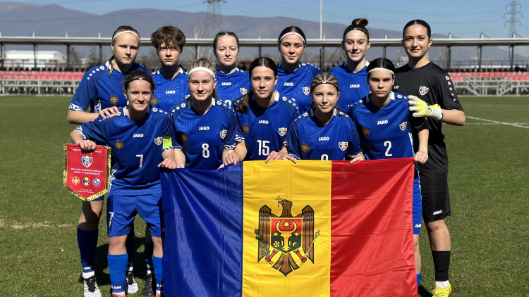 Fotbal feminin WU17. Naționala Moldovei a cedat în meciul cu Macedonia de Nord