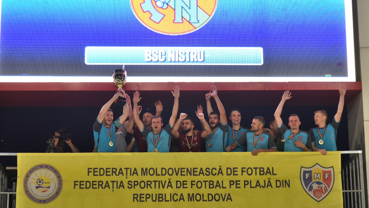 Fotbal pe plajă. BSC Nistru este deținătoarea Supercupei Moldovei 2024