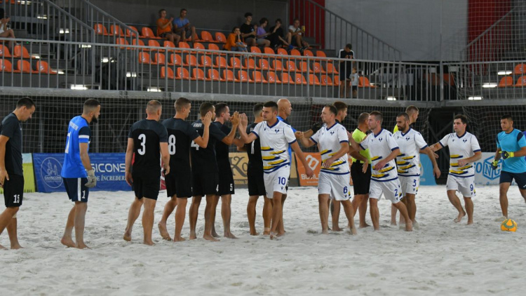 Fotbal pe plajă. Supercupa Moldovei. BSC Nistru - FC Tinerețea 