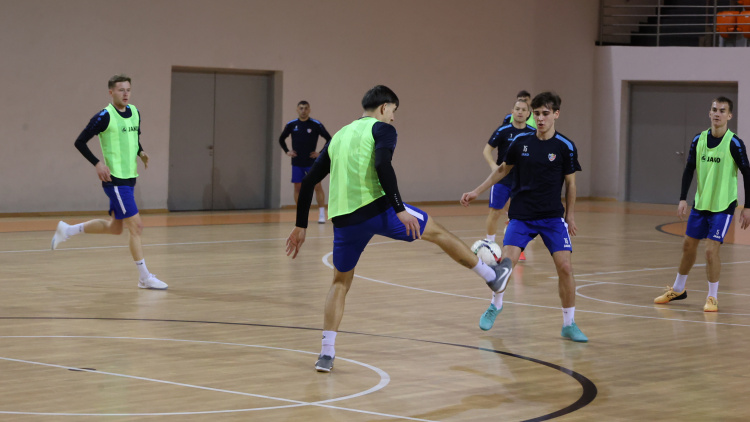 Futsal. Echipa Națională a Moldovei, gata de primul duel cu Polonia. Imagini de la ultimul antrenament