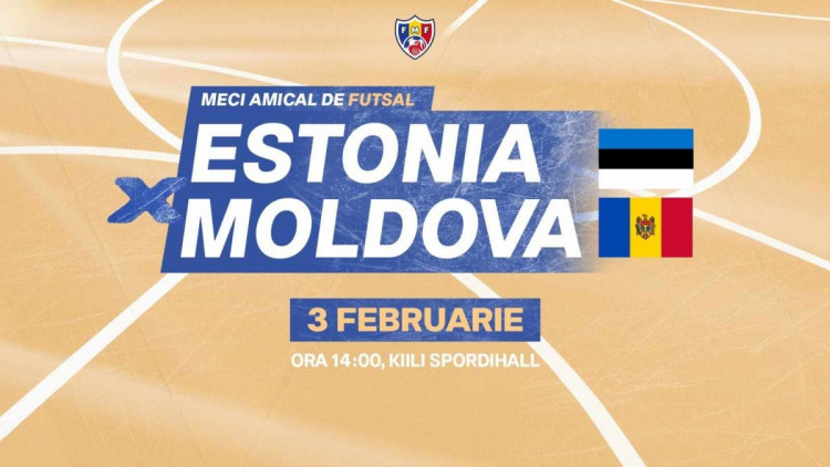 LIVE 14.00. Futsal. Estonia - Moldova 