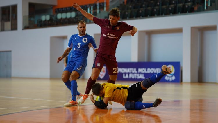 Futsal. Rezultatele meciurilor jucate astăzi în etapa I