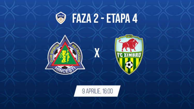 LIVE 16:00. Petrocub - Zimbru
