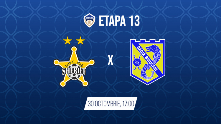 LIVE 17:00. Sheriff – Dacia Buiucani