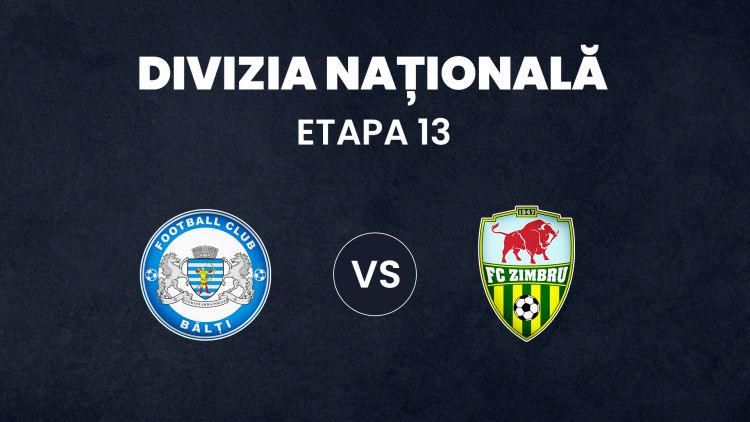 LIVE 18:00. CSF Bălți - Zimbru