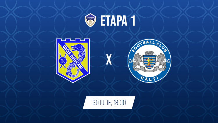 LIVE 18:00. Dacia Buiucani – CSF Bălți