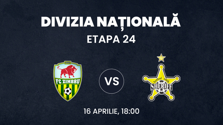 LIVE 18:00. Zimbru - Sheriff 