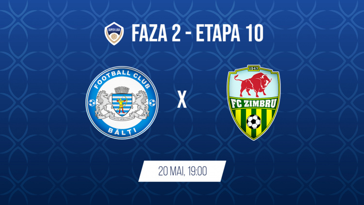 LIVE 19:00. CSF Bălți - Zimbru
