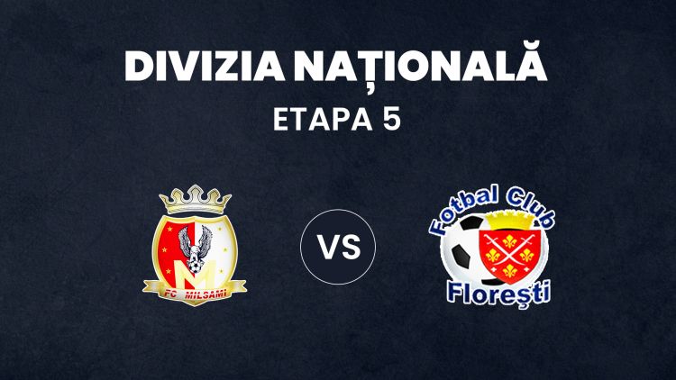 LIVE 20:00. Milsami – FC Florești