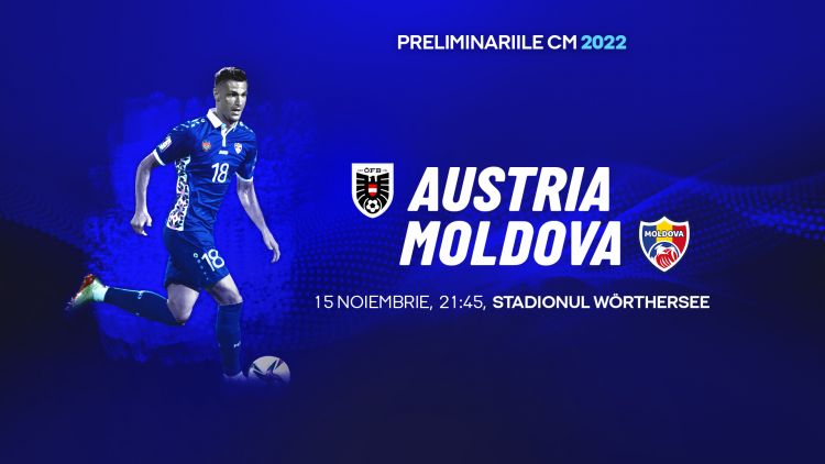 LIVE 21:45. Austria - Moldova  