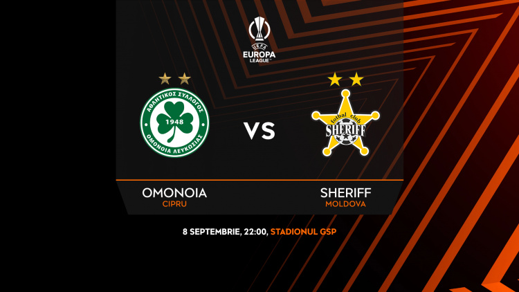 LIVE 22:00. Omonoia - Sheriff