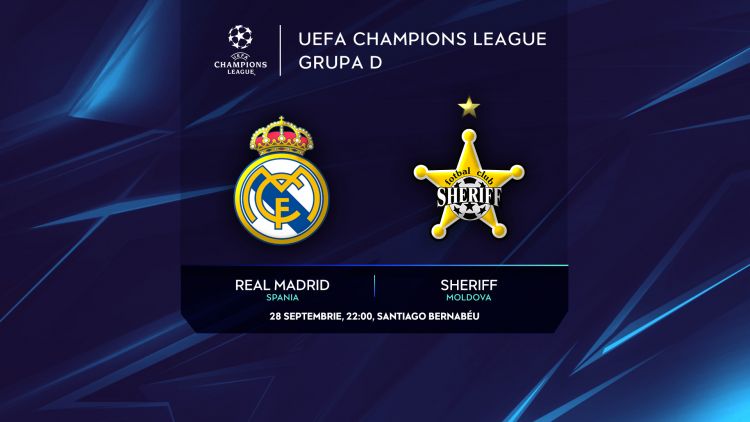 LIVE 22:00. Real Madrid - Sheriff