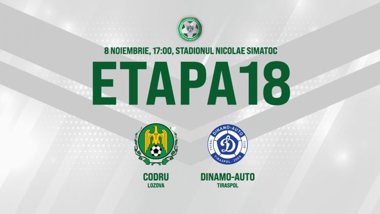 LIVE. Codru - Dinamo-Auto. Avancronică