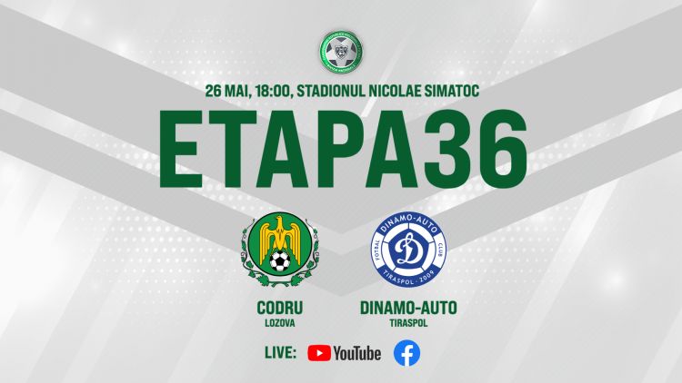 LIVE. Codru - Dinamo-Auto. Avancronică