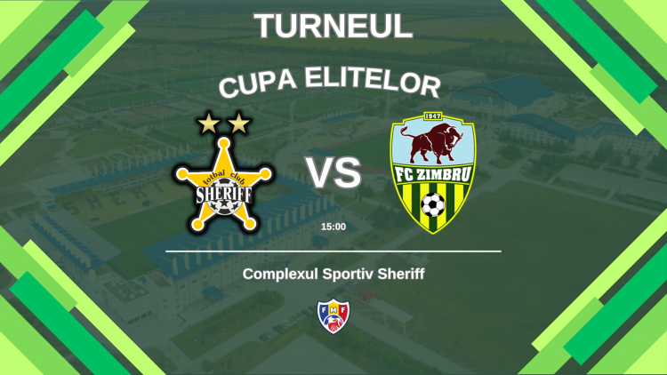 LIVE. Cupa Elitelor 2025. FC Sheriff - FC Zimbru 
