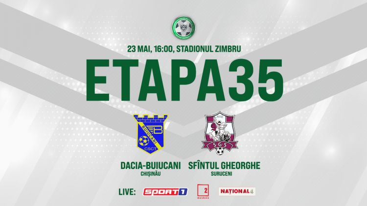 LIVE. Dacia Buiucani – Sfîntul Gheorghe. Avancronică