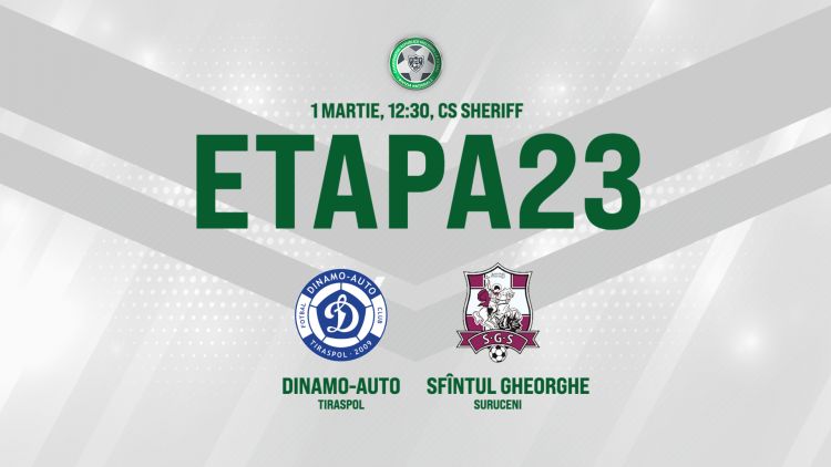 Live. Dinamo-Auto – Sfîntul Gheorghe. Avancronică