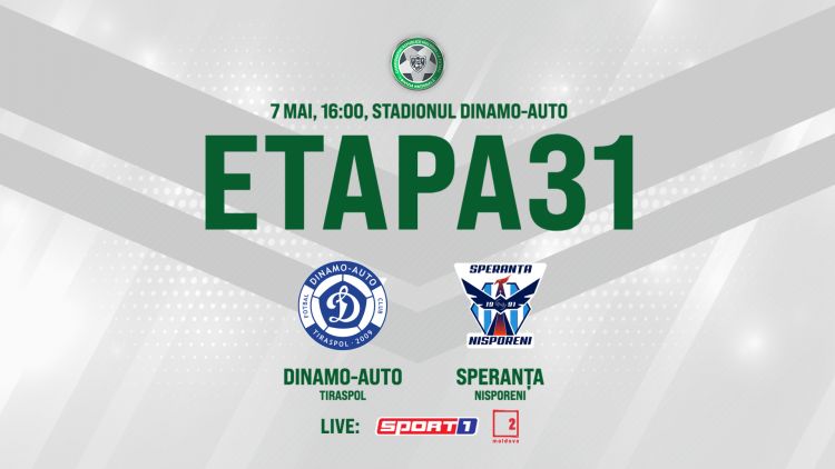 LIVE. Dinamo-Auto – Speranța. Avancronică