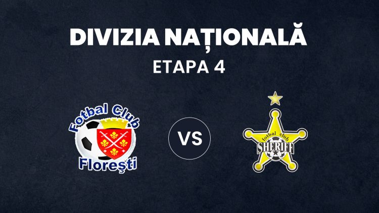 LIVE. FC Florești – Sheriff. Avancronică