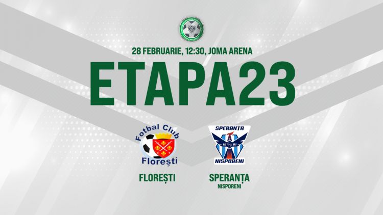 LIVE. FC Florești - Speranța. Avancronică 