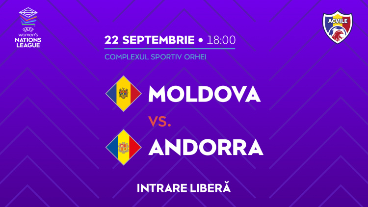 LIVE. Feminin. Moldova - Andorra