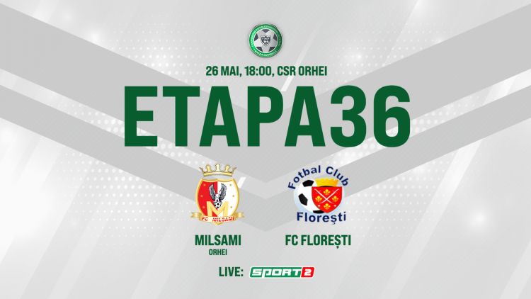 LIVE. Milsami – FC Florești. Avancronică