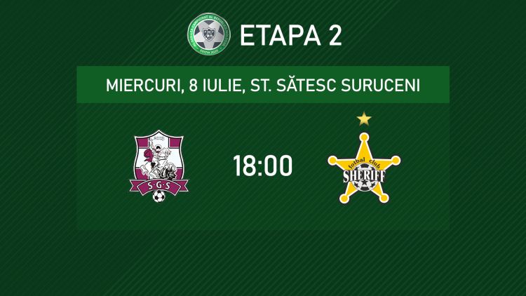 Live. Sfîntul Gheorghe Suruceni – Sheriff Tiraspol