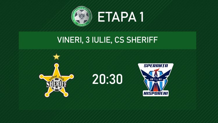 LIVE. Sheriff - Speranța. Ora 20:30