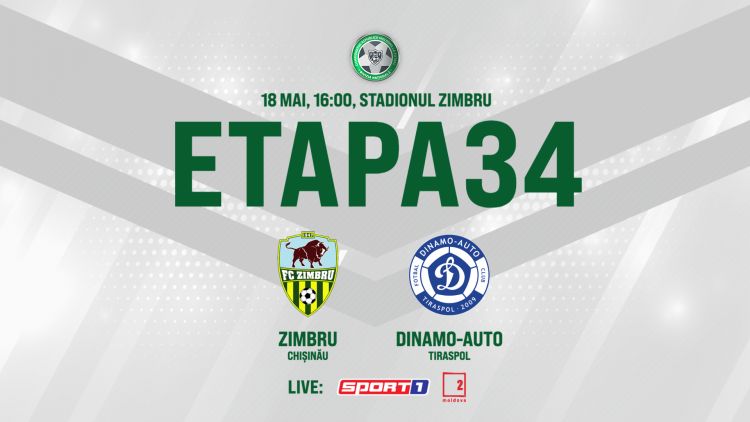 LIVE. Zimbru – Dinamo-Auto. Avancronică