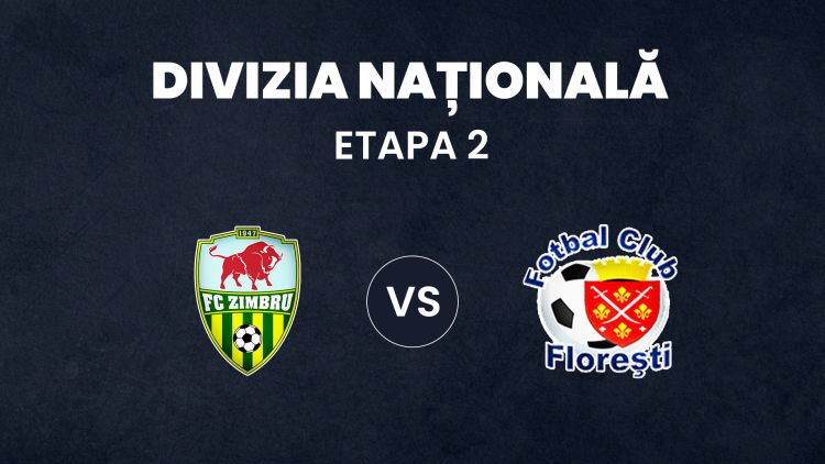 LIVE. Zimbru – FC Florești. Avancronică