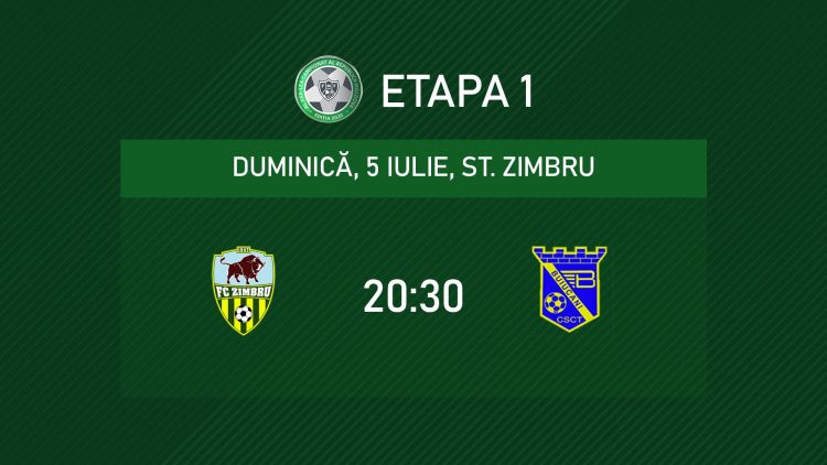 Live. Zimbru - Dacia Buiucani. Ora 20.30