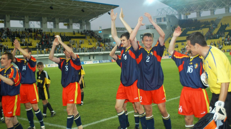 Istoria fotbalului. Moldova, în preliminariile EURO