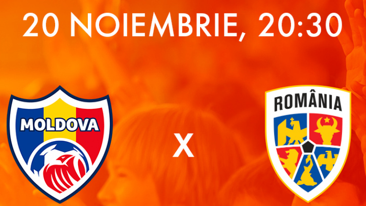 Naționala. Programul oficial al meciului amical Moldova – România