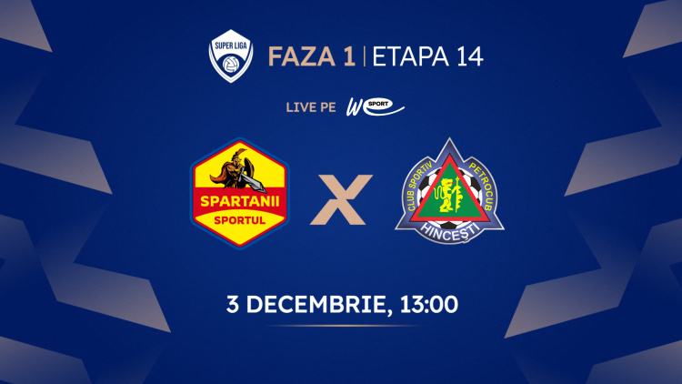 LIVE. Spartanii Sportul - FC Petrocub