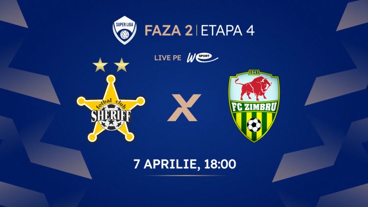 LIVE. Super Liga. FC Sheriff - FC Zimbru