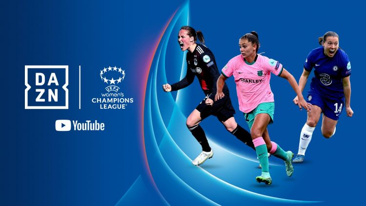 UEFA, în parteneriat cu DAZN și YouTube, va transmite Liga Campionilor la fotbal feminin